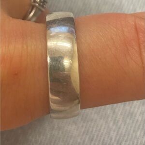 James Avery Men’s Sterling Silver Band Ring – Size 10 – Engraved Inside